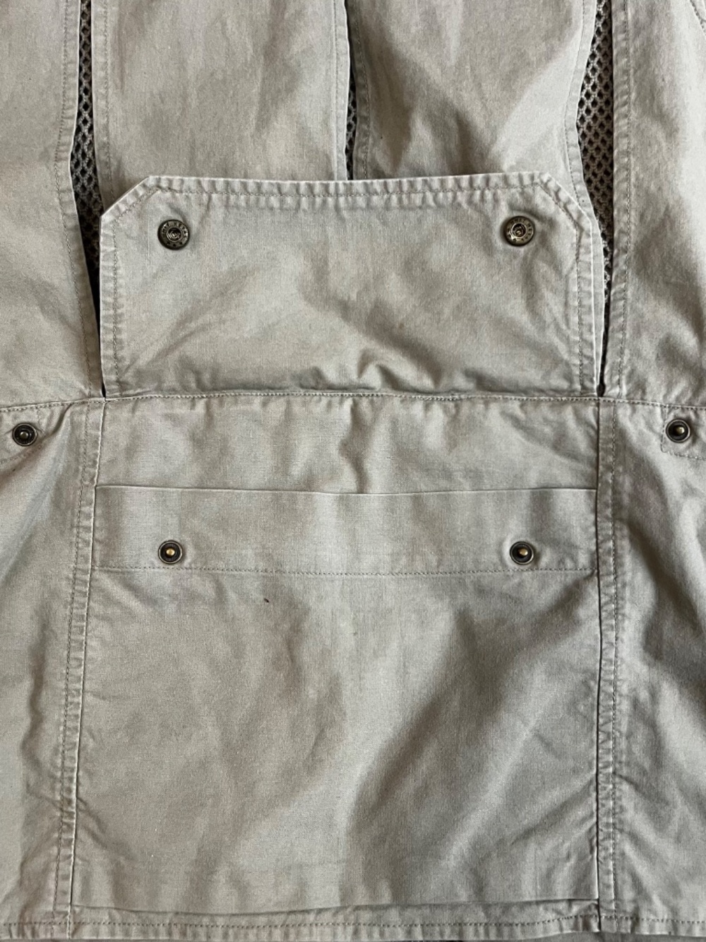 Vintage Banana Republic Vented Safari Fishing Vest Men's XS (Fits Medium) Cargo - Picture 16 of 16